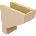 thumbnail image 5 of 5"W x 10"D x 10"H Classic Clemmons Rough Cedar Woodgrain TimberThane Corbel, Primed Tan, 5 of 6