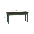 thumbnail image 5 of Willow Farmhouse Dining Bench, Burnished Smoke and Distressed Teal Blue, 5 of 10