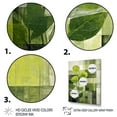thumbnail image 3 of Designart "Eco-Friendly Symphony of Green Plants IV" Floral Framed Wall Art - Modern Green Abstract Botanicals Hallway Framed Wall Art Decor, 3 of 6
