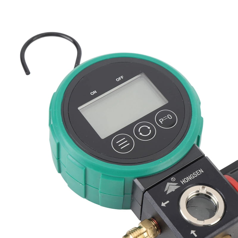 Digital HVAC Gauge Timed Shutdown Ergonomic Hand Wheel Multifunctional Stable HVAC Vacuum Gauge Tester