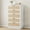 White, variant on Studyset 5 Drawer Rattan Dresser for Bedroom, Integrated Cabinet Body, Elegant Rattan Weave, Sturdy Storage, Wooden Chest of Drawers for Hallways, Entryways and Closet