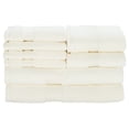 thumbnail image 2 of SAFAVIEH Plush Solid 8 Piece Towel Set, Ivory, 2 of 7