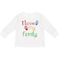 thumbnail image 3 of Inktastic I Love My Family Boys or Girls Long Sleeve Toddler T-Shirt, 3 of 5