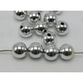 thumbnail image 6 of U8MO Craft DIY Shiny Metallic Color Acrylic Christmas Smooth Round Beads 12mm-20mm-50pcs 12mm-Gold, 6 of 9