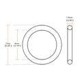 thumbnail image 4 of Uxcell Silicone O-Rings, VMQ Seal Gasket for Compressor Pipe Repair 7mm x 4mm x 1.5mm, 4 of 5