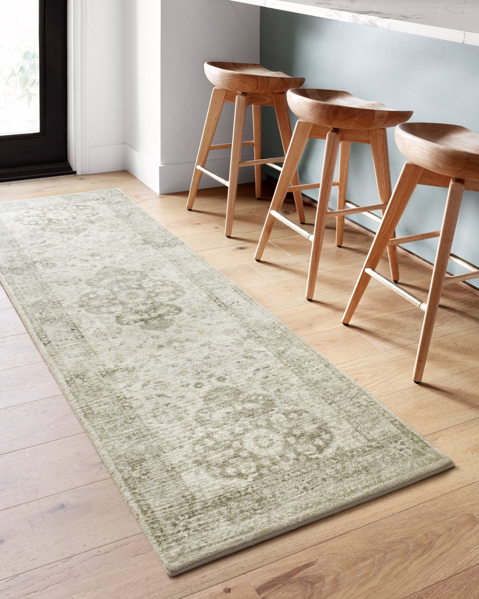 Loloi Rosette Ivory / Silver 3'-3" x 5'-3" Accent Rug