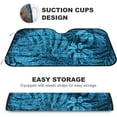 thumbnail image 4 of GZHJMY Car Front Windshield Sunshade UV Heat Protection, Foldable Auto Windshield Sun Visor for Sedan SUV Watercolor Ginkgo Leaves, Car Sunscreen Blocks UV Rays Heat 51x27.5inch Keep Vehicle Cool, 4 of 6