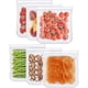 thumbnail image 1 of Reusable Food Storage Bags, 6 Pack BPA Free Leak Proof Reusable Silicone Freezer Bags, 1 of 4