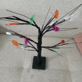 thumbnail image 4 of Guardoinrt LED Orange Light Bonsai Tree Spooky Halloween Plastic Indoor Desktop Halloween Party Decoration Sturdy 60CMThree spell silv 1Set, 4 of 6