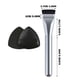 thumbnail image 4 of Triangular Powder Puff Combination One Line Foundation Brush Non Eating Powder Flat Brush Esponja Ligera y Sin Rastro Concealer Brush Brocha de Maquillaje, 4 of 8