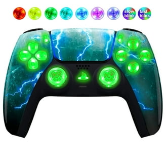 Weed Leaf Silent Modz LED Light Up Buttons Wireless Custom