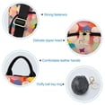 thumbnail image 7 of FORMRS Women's Travel Backpack Purse Anti-Theft Hidden Pockets Casual Shoulder Bag, Pink Colorful Circles, 7 of 7