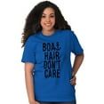thumbnail image 4 of Boat Hair Don't Care Ocean Vibes Cute Women's Plus Size Graphic Tee Brisco Brands 3X, 4 of 5