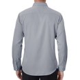 thumbnail image 2 of Youclos Stain Repellent Button Down Shirts for Men Long Sleeve Stretch Dress Shirt, 2 of 6