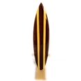 thumbnail image 1 of Classic Surfboard Brown w/ Vertical Stand 16" - Trophy | #wai350140b, 1 of 1