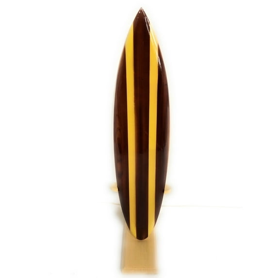 Classic Surfboard Brown w/ Vertical Stand 16" - Trophy | #wai350140b