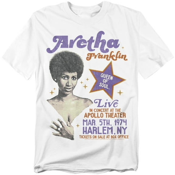 Aretha Franklin T-Shirt Harlem Unisex Graphic Tee for Men & Women