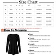 thumbnail image 3 of gakvov Plus Size Tops For Women Long Sleeve Crewneck Tunic Top Button Side Tops Irregular Hem Blouse Shirt Pullover Shirt, 3 of 4
