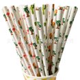 thumbnail image 1 of Pajita de papel desechable, biodegradable, original, apta para uso alimentario, para niños, 1 of 6