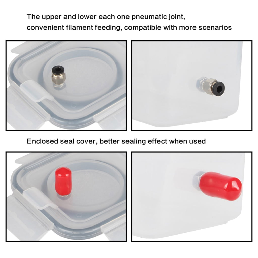 Printing Filament Storage Box Replacement for Continuous Filament Sealing Protective Printer Filament Holder