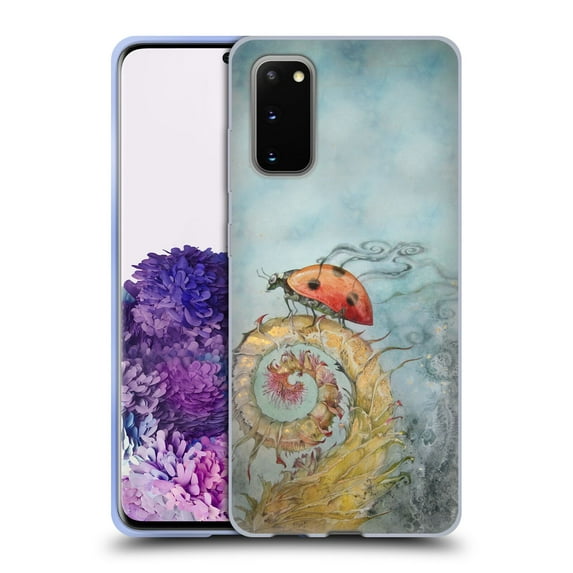 Head Case Designs Officially Licensed Stephanie Law Immortal Ephemera Ladybird Soft Gel Case Compatible with Samsung Galaxy S20 / S20 5G