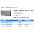 thumbnail image 2 of Radiator - Compatible with 1999 - 2005 Pontiac Grand Am 2000 2001 2002 2003 2004, 2 of 2