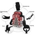 thumbnail image 5 of HELLHERO 2 Layers Travel Crossbody Purse, Trendy Polyester for Casual Travel Leopard Print Roses, 5 of 7