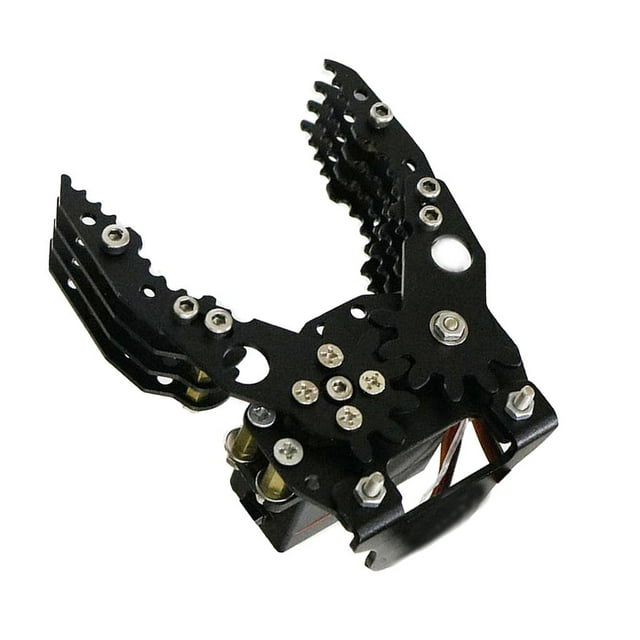 Pinza De Garra Robot Robótica De Metal G6 - negro DYNWAVEMX Kit de garra de robot