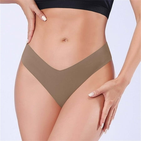 

Dyfzdhu Thongs for Women Lingerie Bikini Silk Slip Seamless Underwear Panties Playful Fashionable Briefs