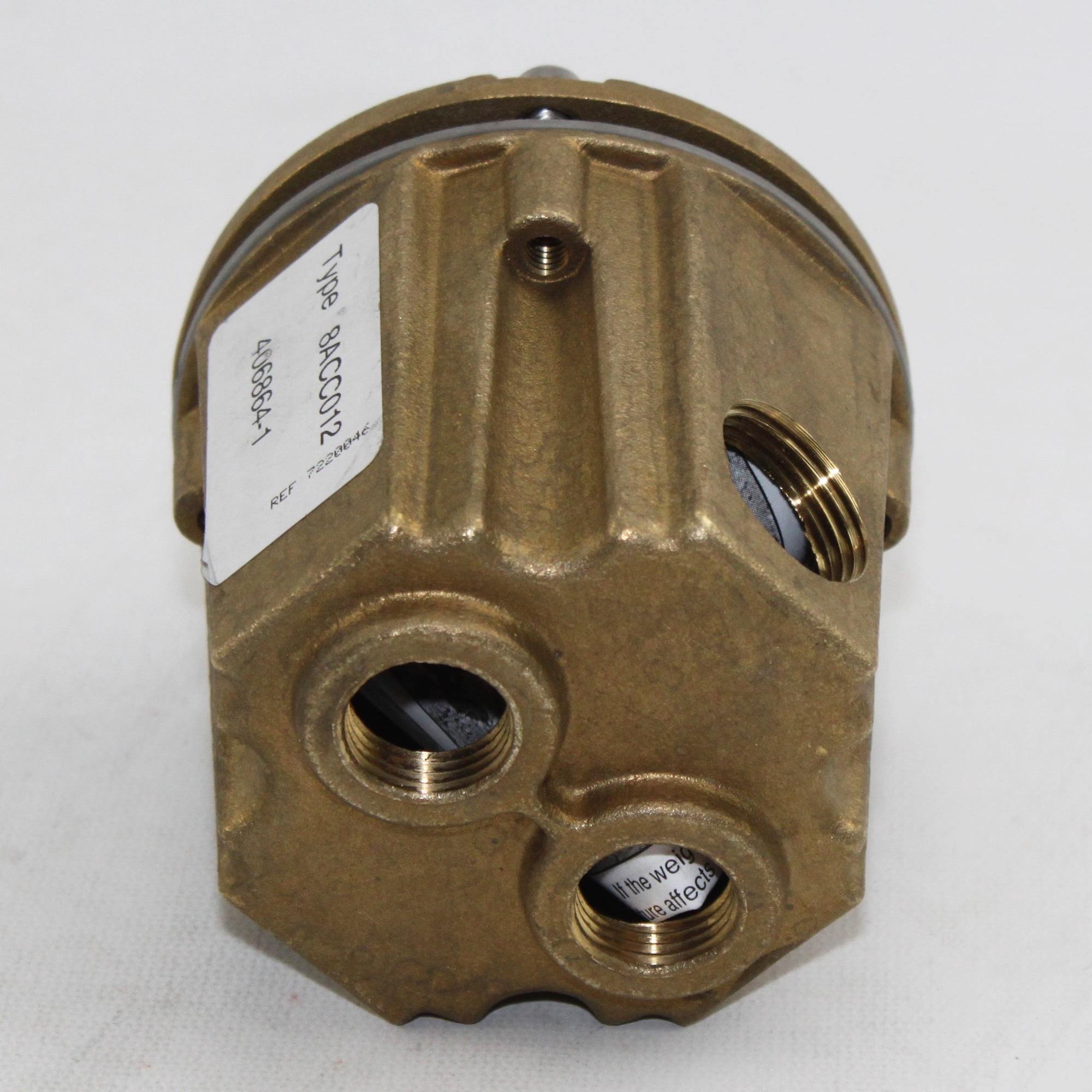 KIM LIGHTING JBR-21 1/2" & 3/4" NPT DIE CAST BRASS ARCHITECTURAL JUNCTION BOX WITH STAINLESS STEEL STRAIN RELIEF CONNECTOR