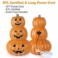 thumbnail image 7 of Active Mind Ltd 14 Inch Halloween Pumpkin LED Jack O' Lantern, Waterproof Scary Halloween Decor for Haunted House, Graveyard, Lawn, Pathway | Terrifying Yard Display, 7 of 7