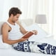 thumbnail image 5 of Fotbe Sea Underwater Animals1 Pantalones de Pijama para Hombre, Pantalones de Dormir, Pantalones de Casa con Cintura Ajustable y Bolsillos-X-Large, 5 of 6