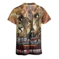 thumbnail image 4 of Camiseta retro de Wings of Liberty Attack on Titan para hombre y mujer, camisetas de manga corta de algodón con cuello redondo de verano, ropa, camisetas, 4 of 5