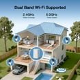 thumbnail image 4 of Conico Solar Security Camera System Wireless Outdoor, 4-Camera Home WiFi Surveillance Kit with Base Station, No Monthly Fee, 2K 360° Pan, Color Night Vision, PIR Human Detection, IP65 Weatherproof, 4 of 10