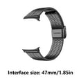 thumbnail image 5 of Jesscasday Smartwatch Accessory 47mm Steel Band with Double Safety for Watch 7, 5 of 21