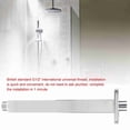 thumbnail image 3 of Brazo De Ducha Superior De Acero Inoxidable, Tubo De Montaje En Pared, Cabezal De Ducha De Techo Para , Suministro De Soporte, Rociador Superior De Agua, Cromado, Diseño, 3 of 7