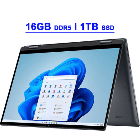 Dell Inspiron 16 7630 Premium 2-in-1 Laptop 16" UHD+ 4K OLED Touch 400nits Intel 12-core i7-1360P 16GB DDR5 1TB SSD GeForce MX550 Thunderbolt4 FHD IR Webcam ExpressCharge Long Battery Life Win11