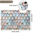 thumbnail image 3 of FORMRS A4 Clipboard Folder with Pen Holder Horizontal Foldable School Office Binder, Blue Shimmering Pattern, 3 of 9