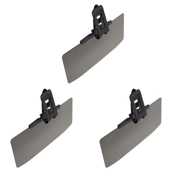 3X Visor Extensions Automotive Anti-Glare Mirrors Car Sun for All Trucks Front Seat Driver or Passenger