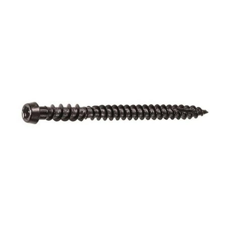 

Cortex No. 10 x 2.5 in. Madeira Torx Ttap Button Head Hidden Deck Fastener 224 Piece
