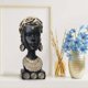 thumbnail image 4 of estatua africana Mujer Africana Cabeza Estatua Señora Estatuilla Moda Para Hotel Cocina Boda Oro Fanmusic estatua africana, 4 of 7