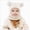 A90-Beige, variant on Toddler Boys Girls Satin Lined Baby Winter Hat Earflap Beanie Warm Knit Hat Pompom Silk Lined Skull Cap 6-12 Months 12-24 Months 2T 3T 4T 5T 6T 7T 8T 9T Children(Black,2-7 Years)