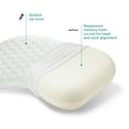 Sleep Innovations Versacurve MultiPosition Gel Memory Foam Standard Pillow, Quilted Cover