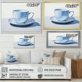 thumbnail image 4 of Designart "Modest Coffee Cup Design VI" Utensils Wall Art Living Room, 4 of 7