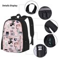 thumbnail image 3 of Disketp Cat Mochila Estampada de Gran Capacidad con Lonchera y Estuche, Set de 3 Piezas para Estudiantes, 3 of 7