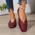 thumbnail image 2 of Taqqpue Loafers for Women Comfortable Slip on Work Flats Shoes Womens Dressy Walking Shoes Under 15 Casual Low-Heeled Versatile Pointed Toe Flying Woven Comfortable Flat Shoes for Women, 2 of 10