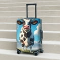 thumbnail image 2 of Lsque Cute Daisy Cow A Printed Luggage Cover, Travel Luggage Protector,Scratch and Dirt Resistant, Fits 18-32 Inch Luggage - Small, 2 of 9