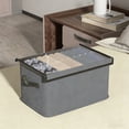 thumbnail image 5 of HOZVOMI Clothing Storage Boxes With Lids Foldable Organizer Bins For Wardrobe Shelf Closets Organizing Blankets Toys Home Decorative Containers, 5 of 6