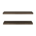 thumbnail image 6 of Ecco 31.5" Wide Floating Shelves Set of 2, Shelves for Wall Decor for Bedroom, Bathroom Storage Shelves, Book Shelves for Living Room Taupe, 6 of 10