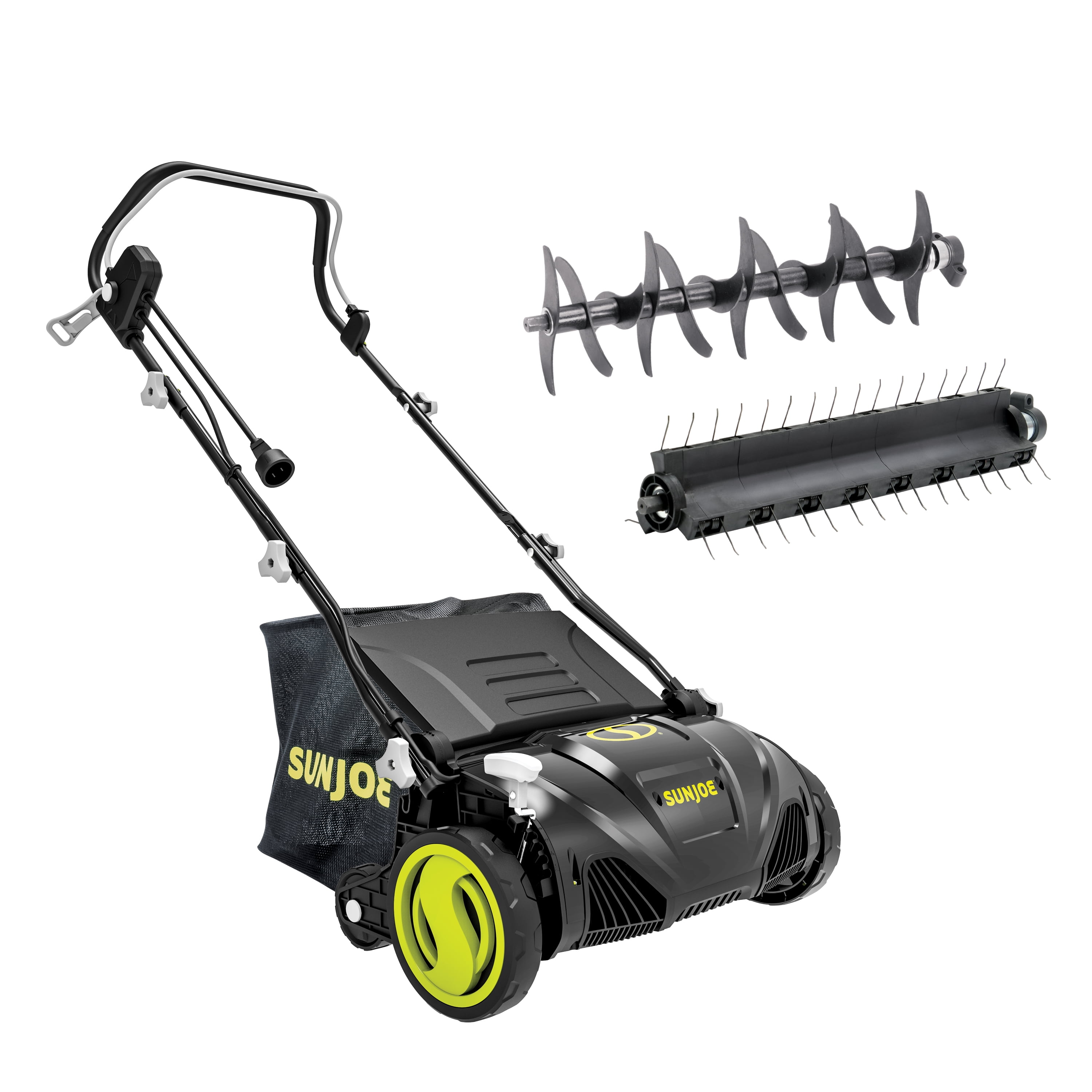 Sun Joe AJ805E Walk-Behind Mowers, 15-Inch 13-Amp Electric, Green